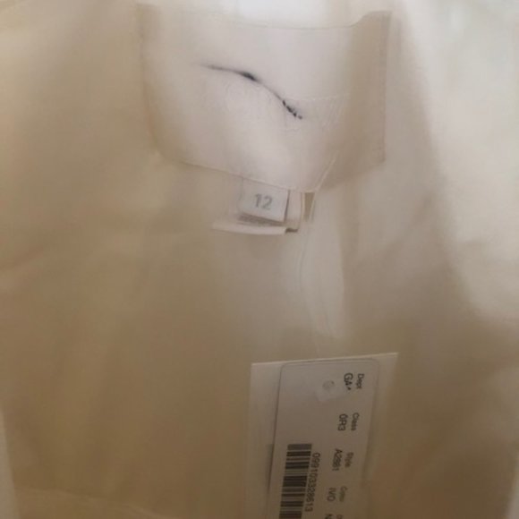 J. Crew Manuela Wedding Dress Size 12 NWT - Picture 11 of 13